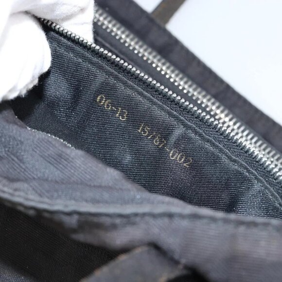 FENDI Zucca Canvas Hand Bag Black Auth ep11239 - Picture 11 of 16